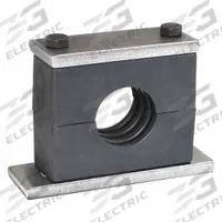 BEHRINGER PIPE SYSTEMS Vibration-Dampening Beta Clamp: Ribbed Bore, Steel Clamp, For 1 Lines (MPN SH3050-PP)