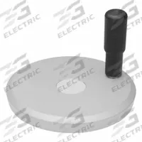 JW WINCO Solid Hand Wheel: Solid, Revolving Handle, Aluminum, 1/2 in Bore, 125 mm Dia (MPN 923-125-B1/2-R-SR). Key specifications — Brand: JW WINCO.