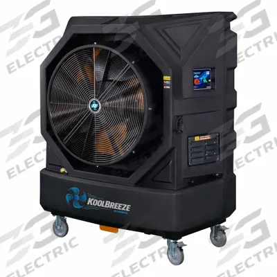 KWIKOOL Portable Evaporative Cooler: 4,350 sq ft – 2,368 sq ft, 5-15P, 110V AC - Portable Evaporative Coolers