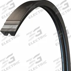 CONTINENTAL V-Belt: 3/8V4000-S, 3 Ribs, 403 in Outside Lg, 3 in Top Wd, 29/32 in Thick (MPN 20040610)