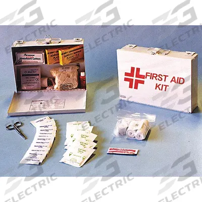 ABILITY ONE First Aid Kit and Housing: Gen Purpose, 25 People Served, 13 Components - General Purpose First Aid Kits