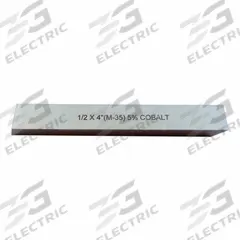 WESTWARD Lathe Tool Blank: Cobalt, Bright (Uncoated), 1/2 in Overall Wd, 1/2 in Overall Ht (MPN 4WZX1)