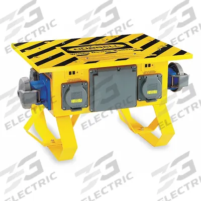 HUBBELL WIRING DEVICE-KELLEMS Power Distribution Box: Three Phase, 120/208V AC - Power Distribution Boxes