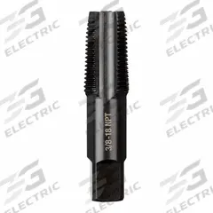 MILWAUKEE Straight Flute Taper Tap: 3/8"-18 NPT, 2B, 4 Flute, Taper Chamfer (MPN 49-57-5292)