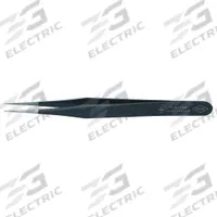 KNIPEX Precision Tweezers: Stainless Steel, Point, Straight Tip, 0.2 mm Tip Thick (MPN 92 28 70 ESD). Key specifications — attr1002355: Stainless Steel; attr1002345: KNIPEX; attr1002348: Stainless Steel; attr1002358: Smooth; attr1024781: Standard.