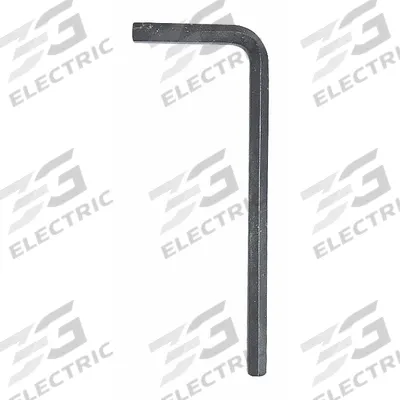 WESTWARD Hex Key: 0 Ball Ends, 4 mm Tip Size, Metric, Short, Alloy Steel, Black Oxide - L-Shaped Hex Keys