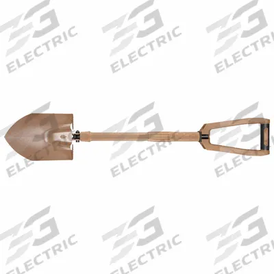 GERBER Shovel: Steel Blade, D-Grip Handle Type - Round Point Shovels