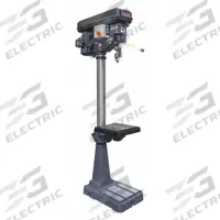 DAKE CORPORATION Floor Drill Press: Belt Drive, Fixed Speed, 270 RPM – 2,000 RPM, 18 in Swing, 2 hp (MPN 977600-1). Key specifications — attr22849: 270 to 2,000 RPM; attr22858: 120V AC; attr73523: Drilling; attr22856: Belt; attr73570: Single-Phase; attr22850: 7-1/16 in; attr22846: 2 hp; attr22840: 14 A.