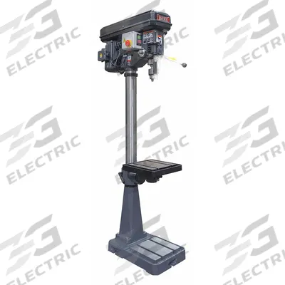 DAKE Floor Drill Press: Belt Drive, Fixed Speed, 270 RPM – 2,000 RPM, 18 in Swing - Floor Stand Drill Presses with Manual Downfeed