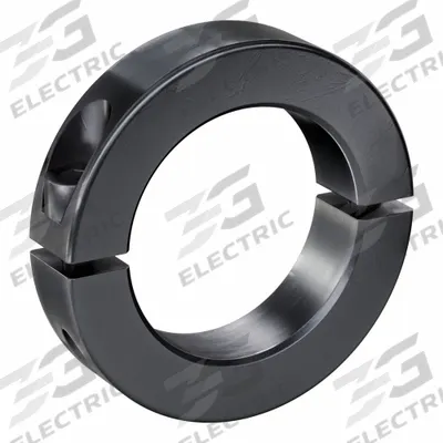 RULAND MANUFACTURING Shaft Collar: 2-Piece, Metric, Round, Clamp-On, 54 mm Bore Dia - Steel Shaft Collars