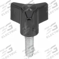 DAVIES Hand Knob: 3 Point, Thermoset, 1/4"-20 Thread, 0.88 in Dia, Black (MPN 3022-G). Key specifications — Brand: DAVIES.