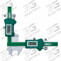 INSIZE Gear Tooth Digital Caliper: 5 mm to 50 mm, +/-0.0016 in Accuracy, Knife Edge with Small Point (MPN 1181-M50A). Key specifications — attr1184461: +/-0.0016 in; attr1184462: 0.0005 in/0.01 mm; attr1184471: Outside; attr1184472: Knife Edge with Small Point; attr1184496: INSIZE.