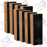 HESSAIRE Evaporative Cooler Media: Cellulose, 36 in x 12 in x 6 in, 36 in Ht, 12 in Wd, 8 Pads, 8 PK (MPN P36X12X6EC). Key specifications — Brand: HESSAIRE.