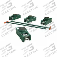 HILMAN ROLLERS Machine Roller Kit: 400,000 lb, 9 in Deck Ht, 7 1/2 in L x 7 1/2 in W, (4) Rollers (MPN RS-200-SLP). Key specifications — Top Plate Surface: Rubber Padded; Includes: (2) Handles; Brand: HILMAN ROLLERS; Color: Green.