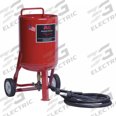 ALC Portable Abrasive Blaster: Pressure Feed, 65 lb Media Capacity - Pressure-Feed Portable Abrasive Blasters