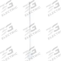 Stirring Paddle: Scraper, Non-Sterile, HDPE, 6 1/2 ft Overall Lg, 3 in Overall Wd, 6 ft Handle Lg (MPN 107195). Key specifications — Product Type: Scraper; Brand: APPROVED VENDOR; Coating: Uncoated; Color: White.