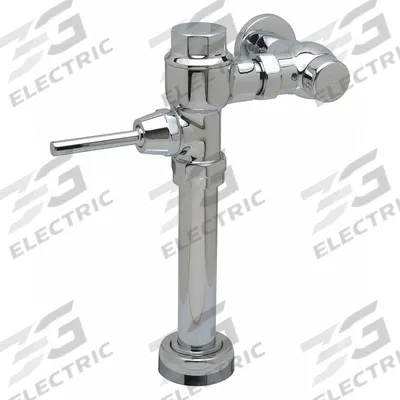 ZURN Manual Flush Valve: Metroflush Z6200, Exposed, Top, 1.6 gpf Gallons per Flush - Toilet Manual Flush Valves