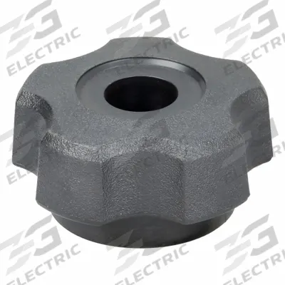 INNOVATIVE COMPONENTS Hand Knob: 5 Point, Plastic w/ Steel Thread, 1/4"-20 Thread - 5-Arm Knobs with Threaded Through-Hole