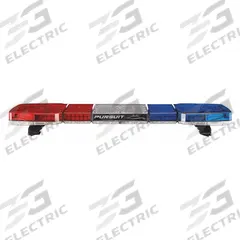 CODE 3 Mini Light Bar: Emergency Vehicle Mini Light Bar, Blue/Red, 60 W Watt, Blue/Red, LED, IP67 (MPN PT53-GRRBASD). Key specifications — Brand: CODE 3; Lens Color: Blue; Number of Flash Patterns: 21; Installation Type: Permanent; Operating Voltage: 10-30V DC.
