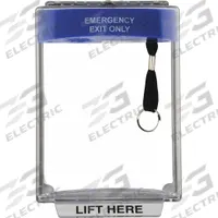 DORTRONICS Pull Station Guard: 10 1/4 in Ht, 7 1/4 in Wd, Polycarbonate (MPN 6510/COV/S). Key specifications — Product Type: Pull Station Guard; Brand: DORTRONICS.