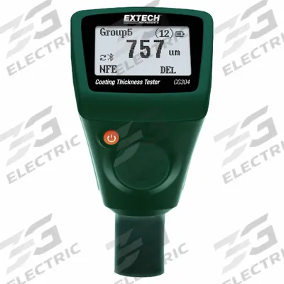 EXTECH Coating Thickness Tester with Bluetooth: 78.7 mil Max Thick Measured, NIST - Gauges for Magnetic Coatings on All Metals