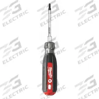 MILWAUKEE Tether-Ready Square Screwdriver: Std Lg, Friction, #1 Tip Size, 6 in Overall Lg (MPN 48-22-2851). Key specifications — attr1205139: #1; attr1205142: MILWAUKEE; attr1205144: Cushion.