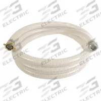 Water Suction and Discharge Hose: 4 in Hose Inside Dia., 50 psi, Clear/White, 20 ft Hose Lg (MPN 45DU56). Key specifications — Temp. Range: -10° to 130°F; Hose Color: White; Brand: APPROVED VENDOR.