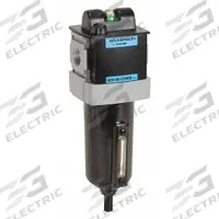 WILKERSON Compressed Air Filter: Coalescing, 3/8 in NPT, 0.5 micron, 72 cfm, 150 psi Max Op Pressure (MPN M28-03-BL00B). Key specifications — attr110055: M28; attr110008: WILKERSON.