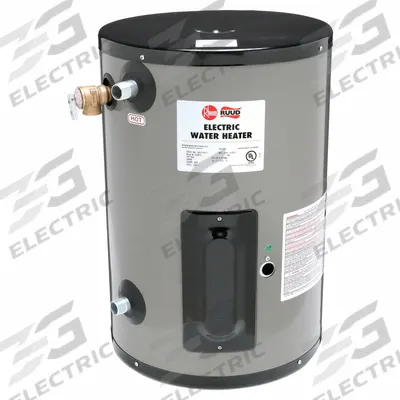 RHEEM-RUUD Point-of-Use Electric Water Heater: 208V, 10 gal, 6,000 W, Single Phase - Compact Commercial Electric Water Heaters