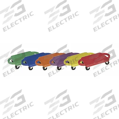 CHAMPION SPORTS Scooter Set: 12 in Overall Lg, 12 in Overall Wd, 3 in Overall Ht - Scooter Board Sets