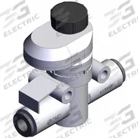 SMC Speed Controller: In-Line Fitting, Screw, 3/8 in Valve Body Size, 6 mm Push to Connect Tube (MPN AS3002FS-06). Key specifications — attr947203: Brass/PBT; attr947205: SMC.