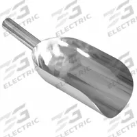 SANI-LAV Pharma Scoop: 50 oz Capacity, Silver, 14 in Overall Lg, 5 1/2 in Overall Wd, 5 in Handle Lg (MPN 41RD). Key specifications — attr920828: Yes; attr874515: SANI-LAV; attr874517: Silver; attr920827: No; attr874521: No.