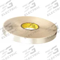 3M Foam Tape: Conformable, Removable, 1/2 in Wd, 27 yd Lg, 31.25 mil Thick, Closed, Transparent (MPN 3M 4658F). Key specifications — Series: 4658F; Backing Material: Polyethylene Foam; Bond Type: Removable.