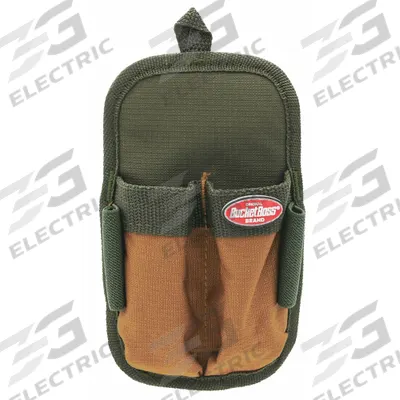 BUCKET BOSS Tool Sheath: For 2 in Belt Wd - Max, 2 Pockets - Polyester Tool Sheaths