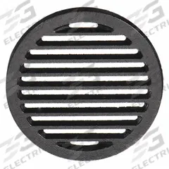 APPROVED VENDOR Grid: Round, 5 7/8 in Overall Dia, 3/8 in Overall Ht, Cast Iron, Phosphating, Black (MPN 1PPF3). Key specifications — Finish: Phosphating; Brand: APPROVED VENDOR; Color Family: Black.