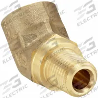 PARKER Metal Pipe Elbow: 45° Elbow, 1/2 in x 1/2 in, Male NPT Threaded x Female NPT Threaded (MPN 1/2 CD45-B). Key specifications — Maximum Operating Pressure: 1,900 psi.