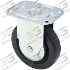 APPROVED VENDOR Plate Caster: Rigid, Polyolefin, 3 in Wheel Dia, 1 in Wheel Wd, Light Duty, Plain (MPN 426A78). Key specifications — Wheel/Tread Color: Black; Brand: APPROVED VENDOR; Roll Up: Rigid.