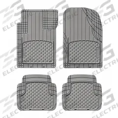 Vehicle Floor Mat: 27 in Lg (In.), 19 in Wd (In.), Gray, Trim-to-Fit (MPN 11AVMSG). Key specifications — Material: Thermoplastic Rubber; Brand: WEATHERTECH; Mat Type: Trim-to-Fit.