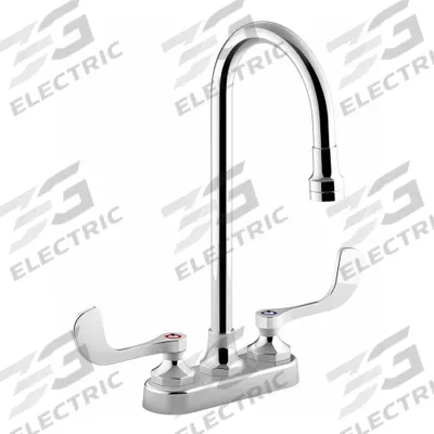 KOHLER Gooseneck Bathroom Faucet: Triton Bowe, Brass, Polished Chrome Finish - Centerset Handle Bathroom Faucets