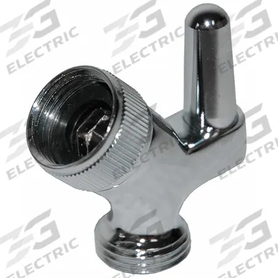 ENCORE Showerhead Adapter with Pin: Brass, Chrome Finish - Flexible Hose Adapters for Handheld Showerheads