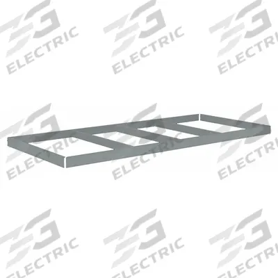 TENNSCO Shelf: 84 in x 42 in, 1,500 lb Load Capacity, Gray - Open Deck Shelf Kits for Boltless Shelving