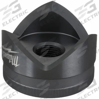 MILWAUKEE Knockout Punch: 12 ga Sheet Metal Capacity (Steel), 3 in Nominal Size, Round - Milwaukee Knockout Punches & Dies