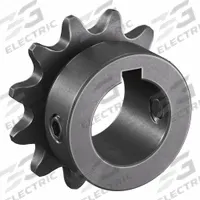 TSUBAKI Single Strand Sprocket: 35, For 3/8 in Chain Pitch, 3/4 in Bore Dia, 12 Teeth, Steel (MPN 35B12F-3/4). Key specifications — Brand: TSUBAKI.