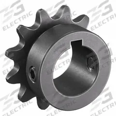 TSUBAKI Single Strand Sprocket: 35, For 3/8 in Chain Pitch, 3/4 in Bore Dia, 12 Teeth, Steel (MPN 35B12F-3/4). Key specifications — Brand: TSUBAKI.
