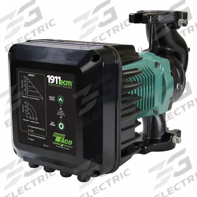 TACO Circulating Pump: 3/5 hp HP, 100/240V AC, Cast Iron, Variable, 105 gpm - General-Purpose Inline Circulator Pumps