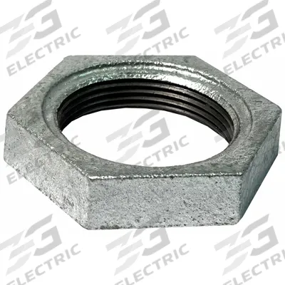 APPROVED VENDOR Hex Locknut: Locknut, 1 1/4 in, NPT Threaded, Malleable Iron (MPN 783YE2) - Medium-Pressure Threaded Pipe Fittings