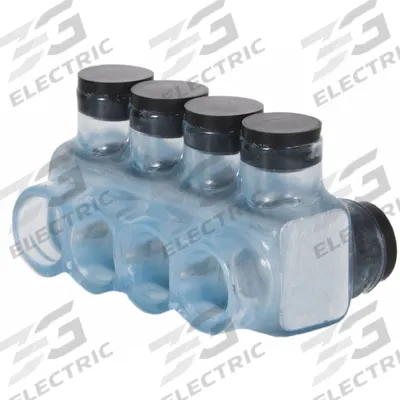 POLARIS Multitap Connector: 4 Port, Double-Sided Entry, 6 AWG – 250 kcmil Wire Size - Dry-Location Double-Sided Entry Multitap Connectors