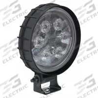 J.W. SPEAKER Vehicle Work Light: Round, Spot, LED, Bolt, DT04-2P Connector, Surface Mount, Black (MPN 670). Key specifications — Housing Color: Black; Brand: J.W. SPEAKER; Mount Type: Bolt; Electrical Connection: DT04-2P Connector; Installation Type: Removable.