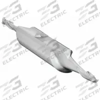 CLEVELAND Square End Mill: High Speed Steel, Double End, 2 Flute, 3/16" Mill Dia, 9/32" LOC (MPN C42099)