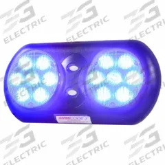 CODE 3 Warning Lamp: LED, Blue, 11 in Overall Lg, 5 3/8 in Overall Ht, 1 in Overall Wd, 12 to 24V (MPN VFP36BB). Key specifications — Electrical Connection: Pigtail; Brand: CODE 3; Lighting Technology: LED; Mount Type: Bracket; Number of Flash Patterns: 26; Operating Voltage: 12 to 24V.